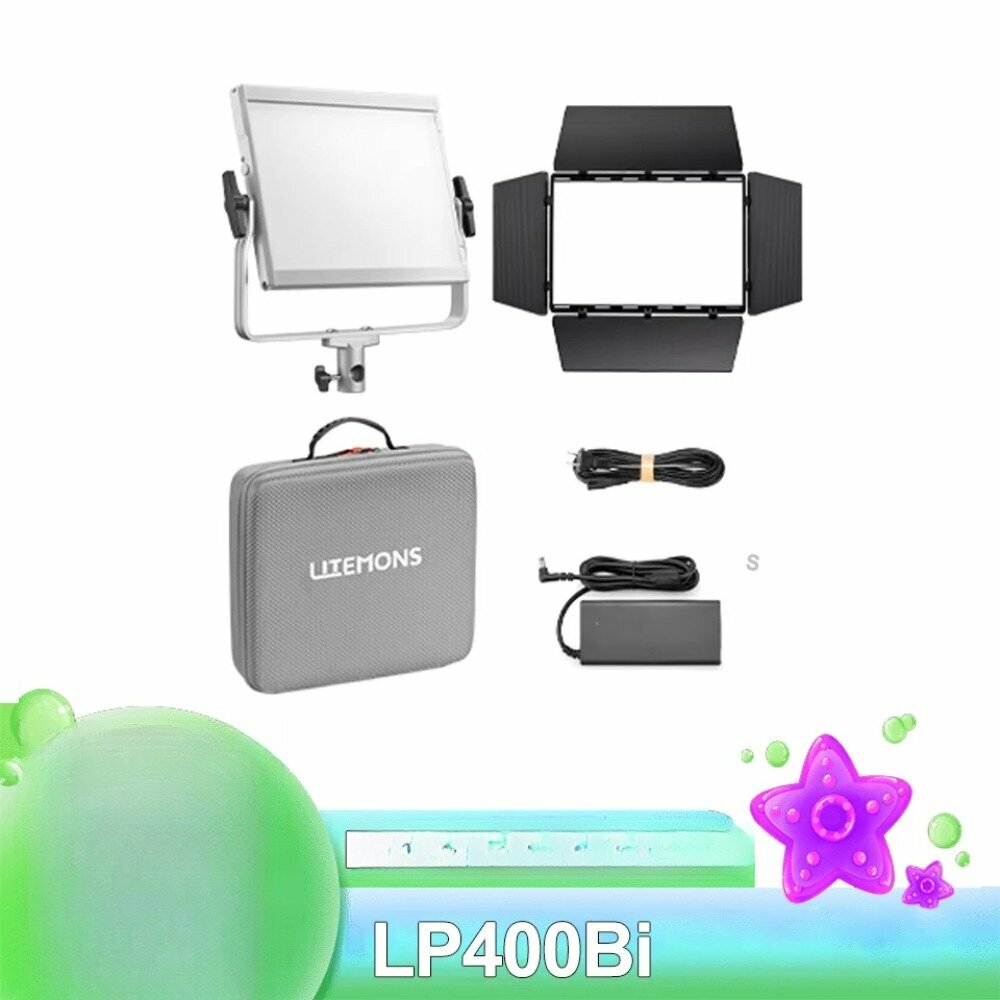 Godox LP400BI Светодиодная Панель Освещает Профессиональное Видео-освещение Высокой Яркости
