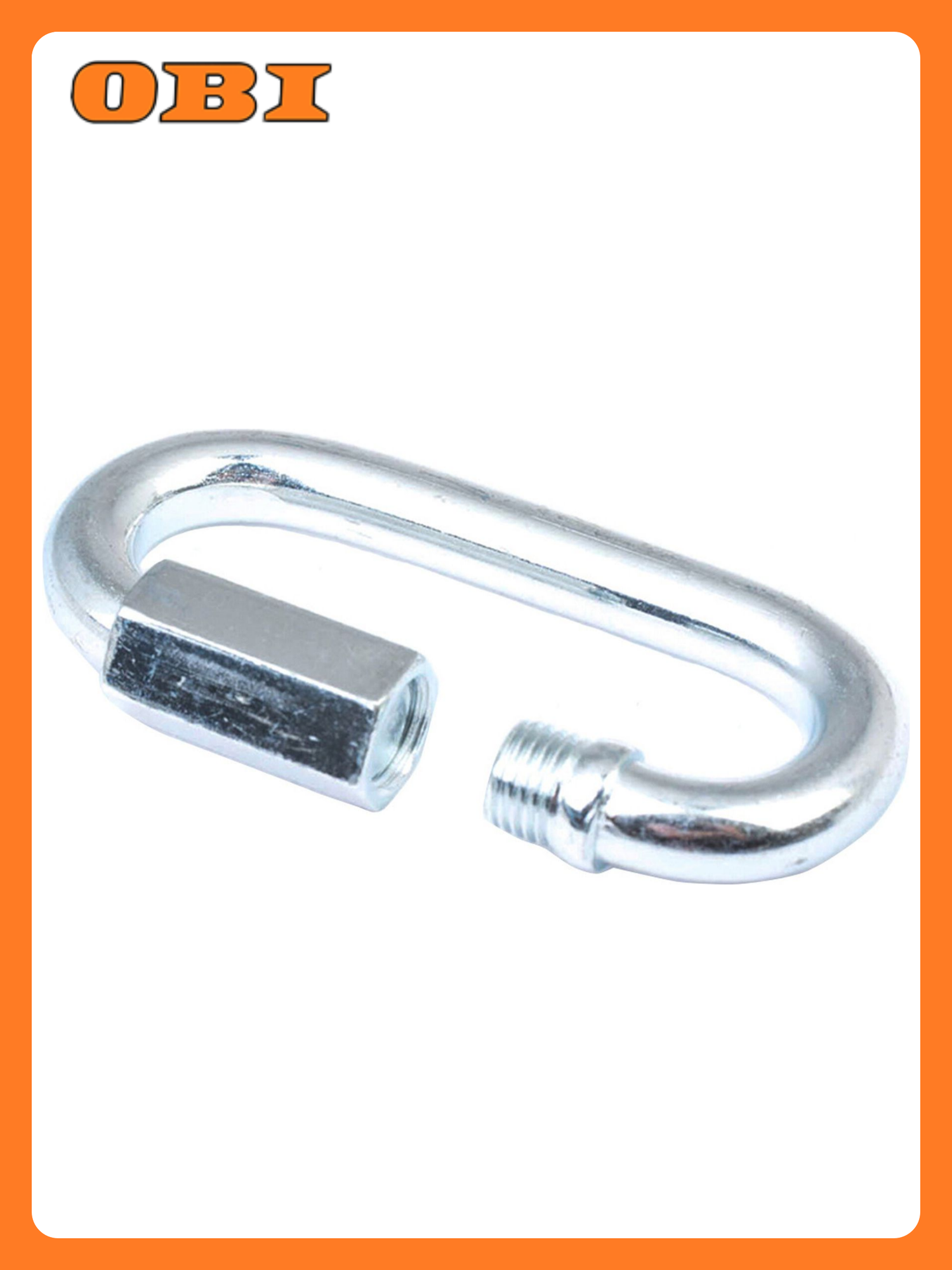 Карабин винтовой Стройбат нержавеющая сталь диаметр 10мм грузоподъемность высокая