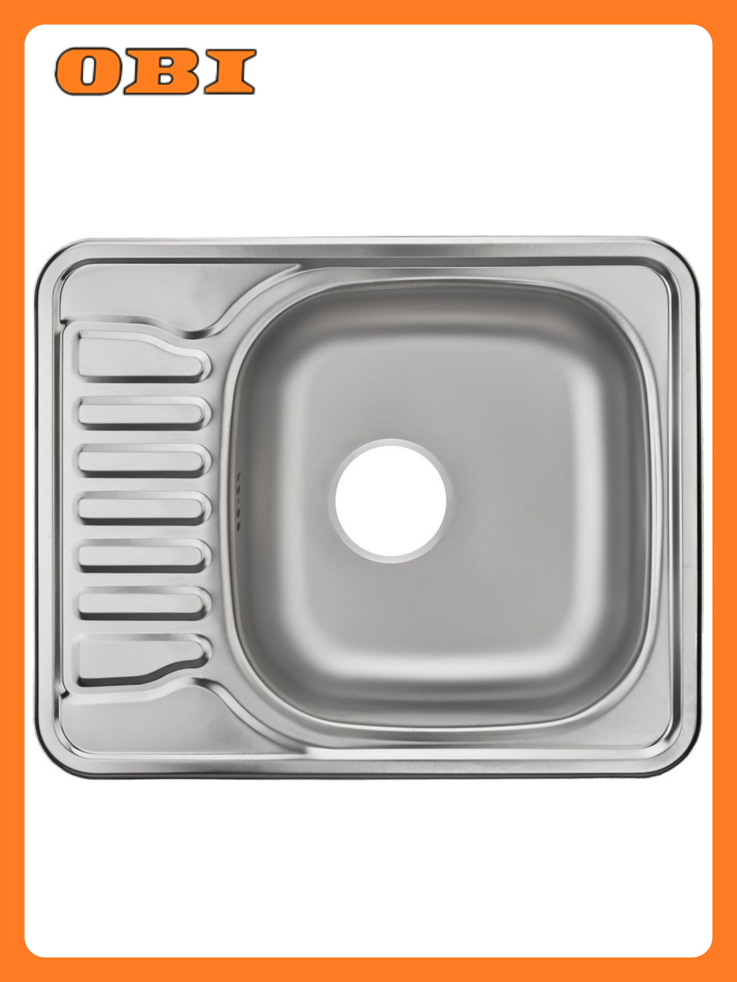 Мойка кухонная UKINOX GERMAN нержавеющая сталь серебристая 58x48 см