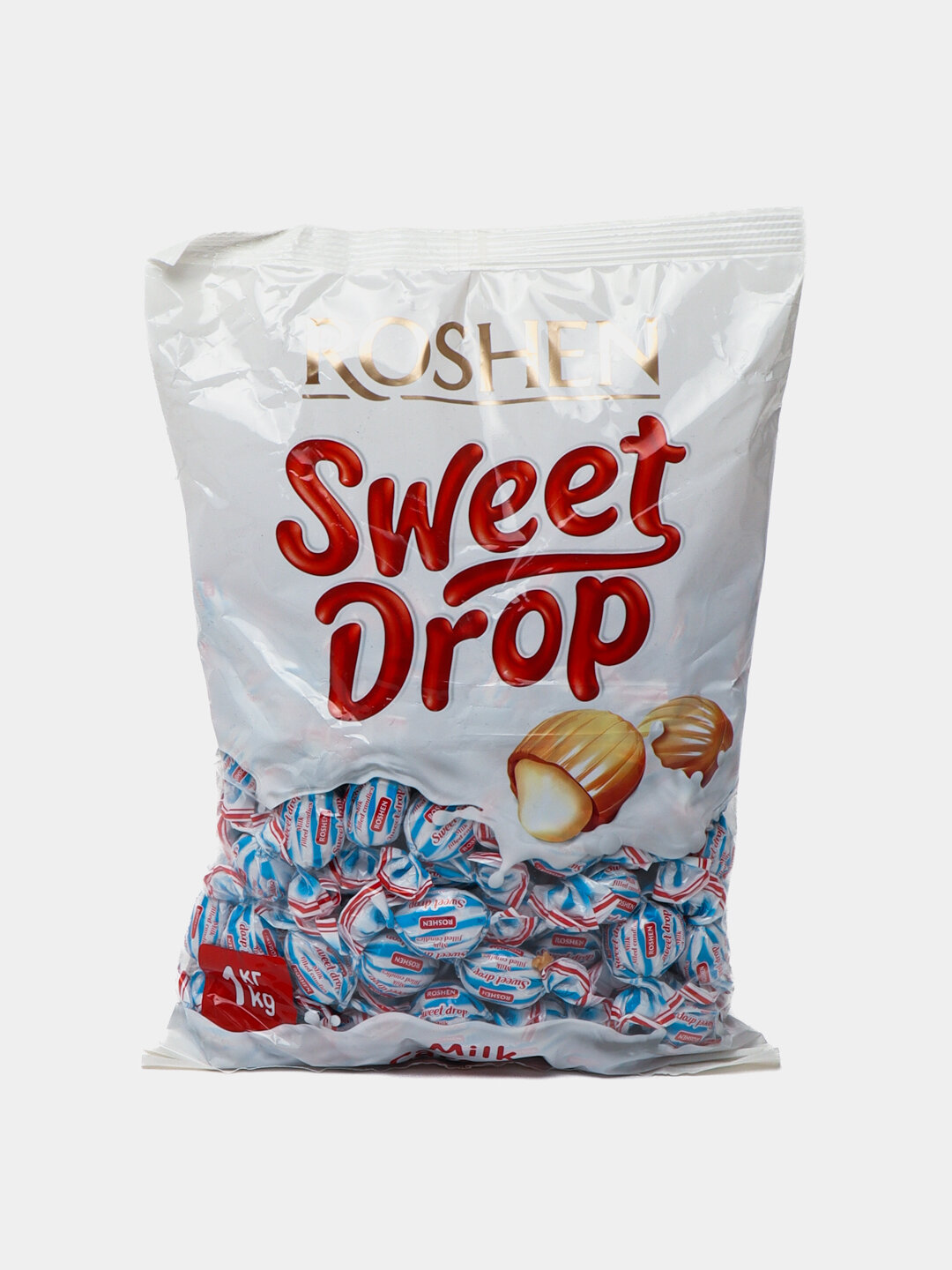 Конфеты Roshen молочная капля, 1 кг