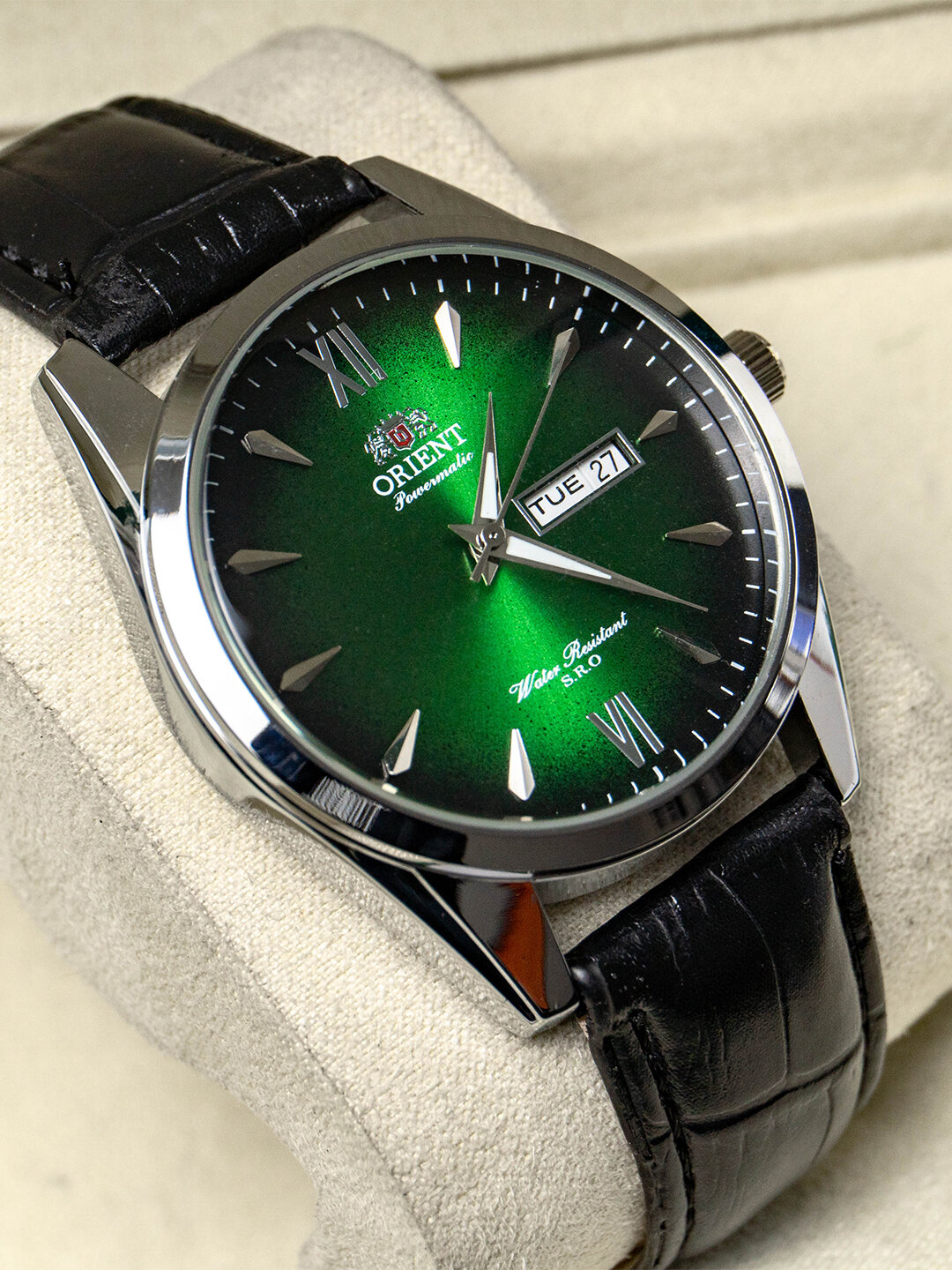 Наручные часы ORIENT Классика, 331733 серебристый/черный — фото 1