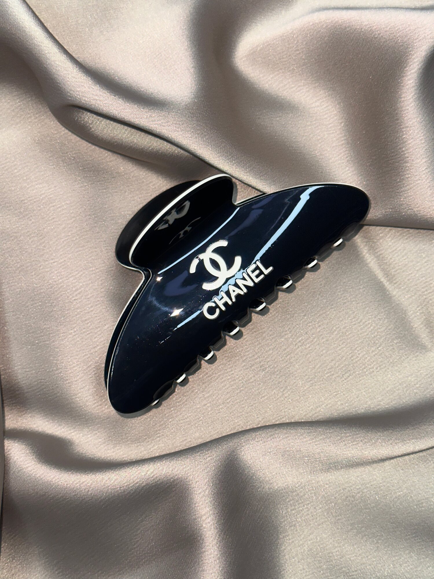 Корейская , стильная , модная заколка, CHANEI, цвет черный, для длинных и коротких волос