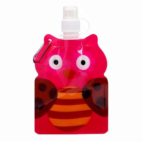Фляжка для воды детская 280 мл Медвежонок 22 х 12 см 10670584 203₽
