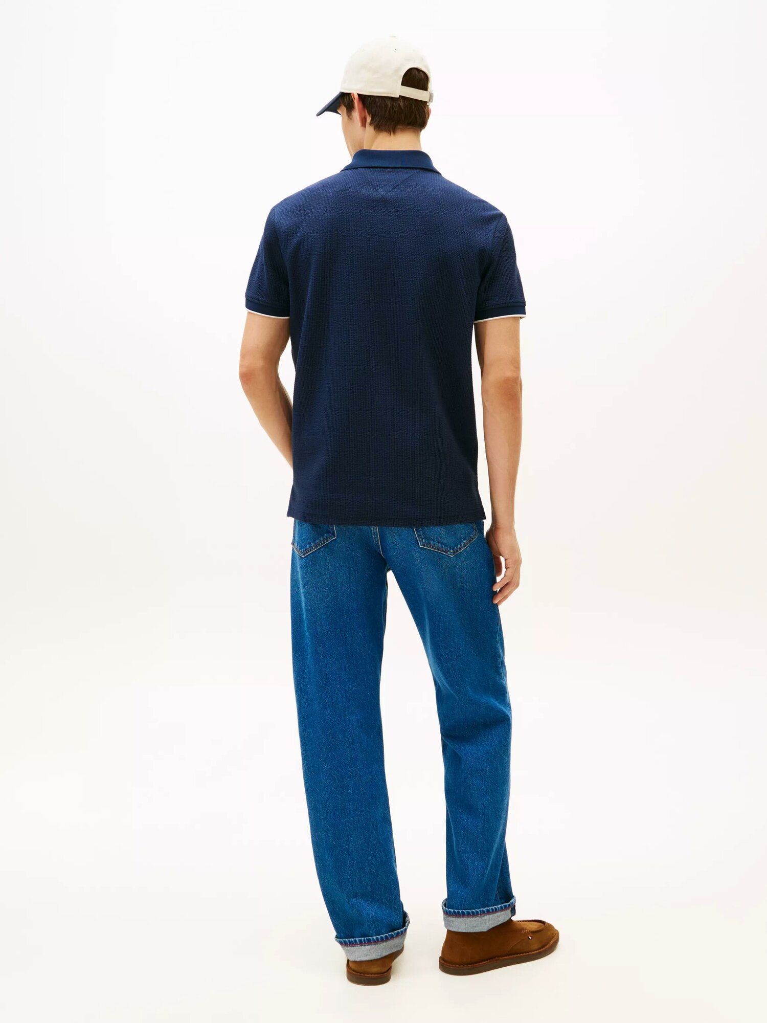 Поло TOMMY HILFIGER, размер M, синий — фото 1