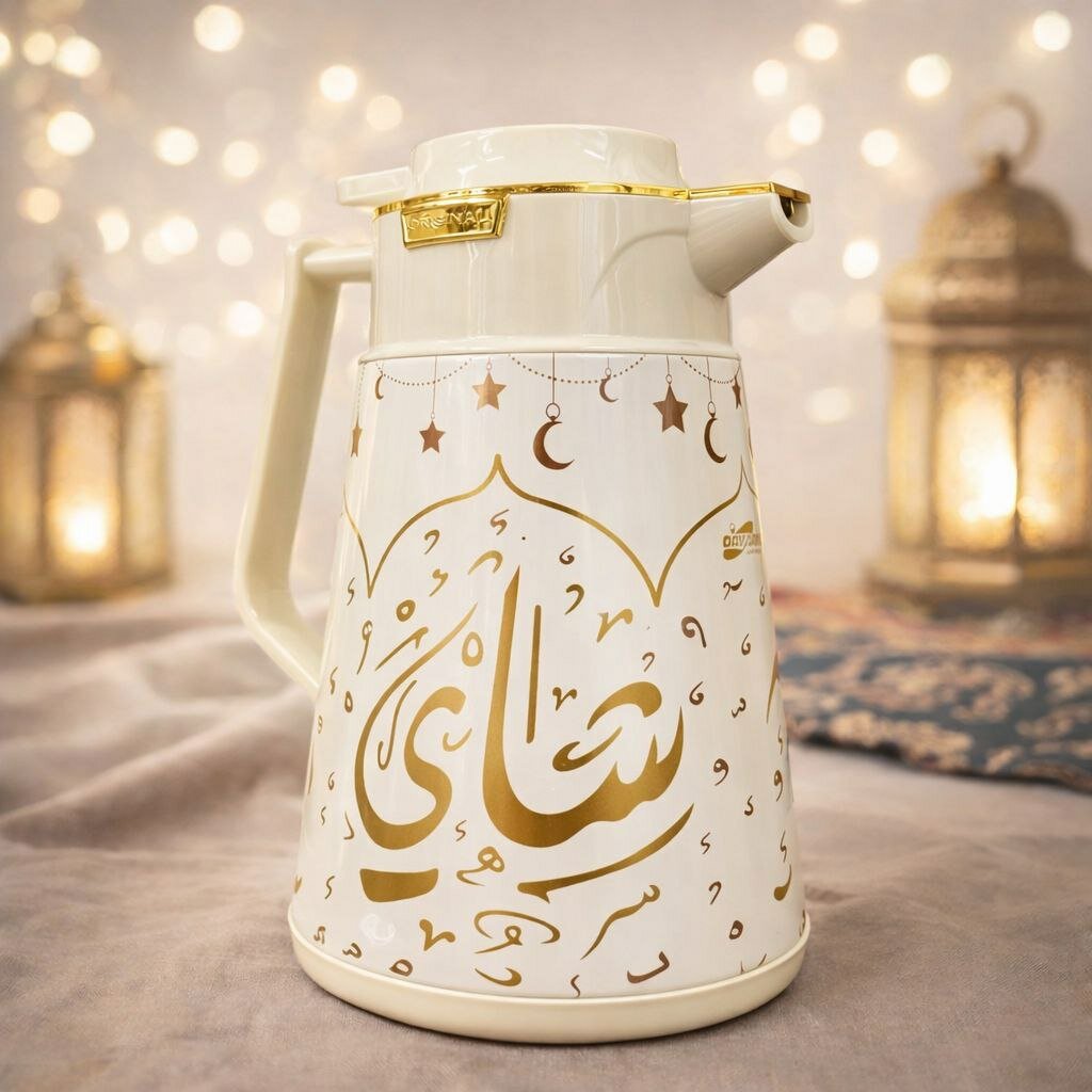 Термос-колба 3 л с арабской каллиграфией «Рамадан Карим» — фото 1