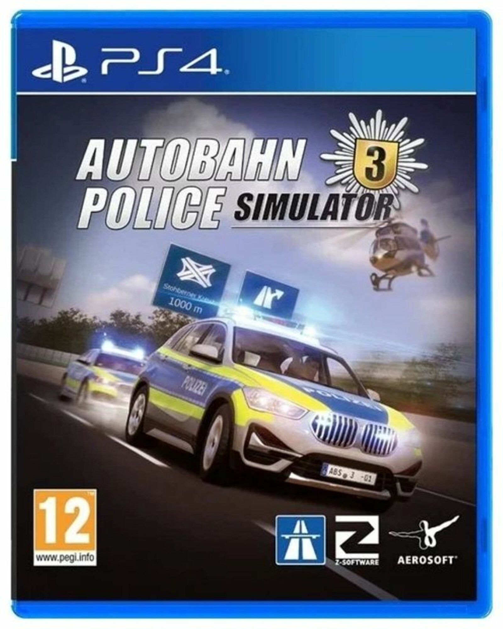 Autobahn - Police Simulator 3 (русские субтитры) (Игра на диске) (PS4)