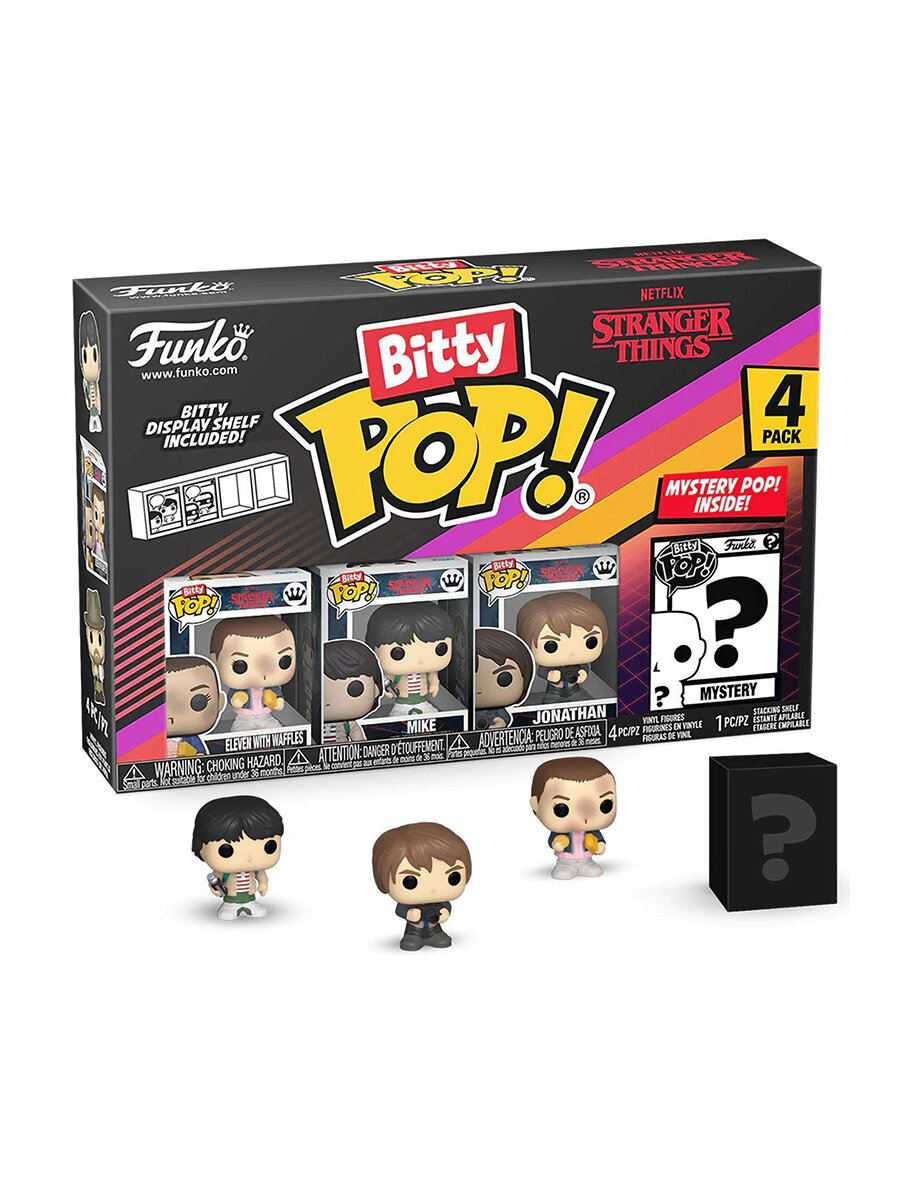 Набор фигурок Funko Bitty POP! Stranger Things: Eleven + Mike + Jonathan + Mystery (1 of 4)
