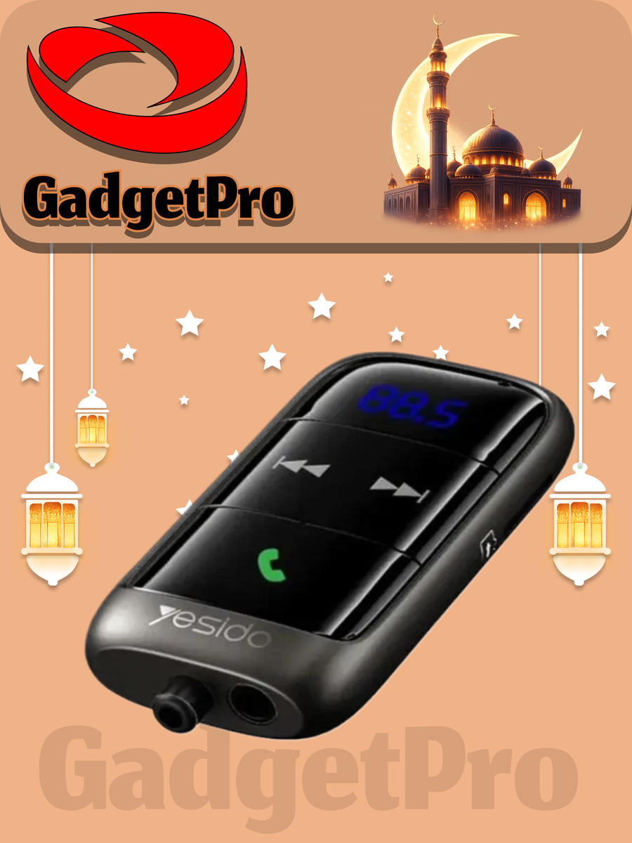 Автомобильный FM-аудиоадаптер Yesido YAU32: беспроводной (Bluetooth), AUX, FM-приемник для авто