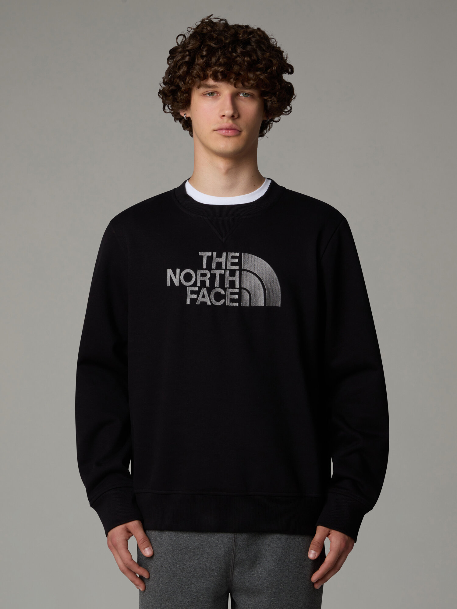 Свитшот The North Face Drew Peak, размер S, , черный