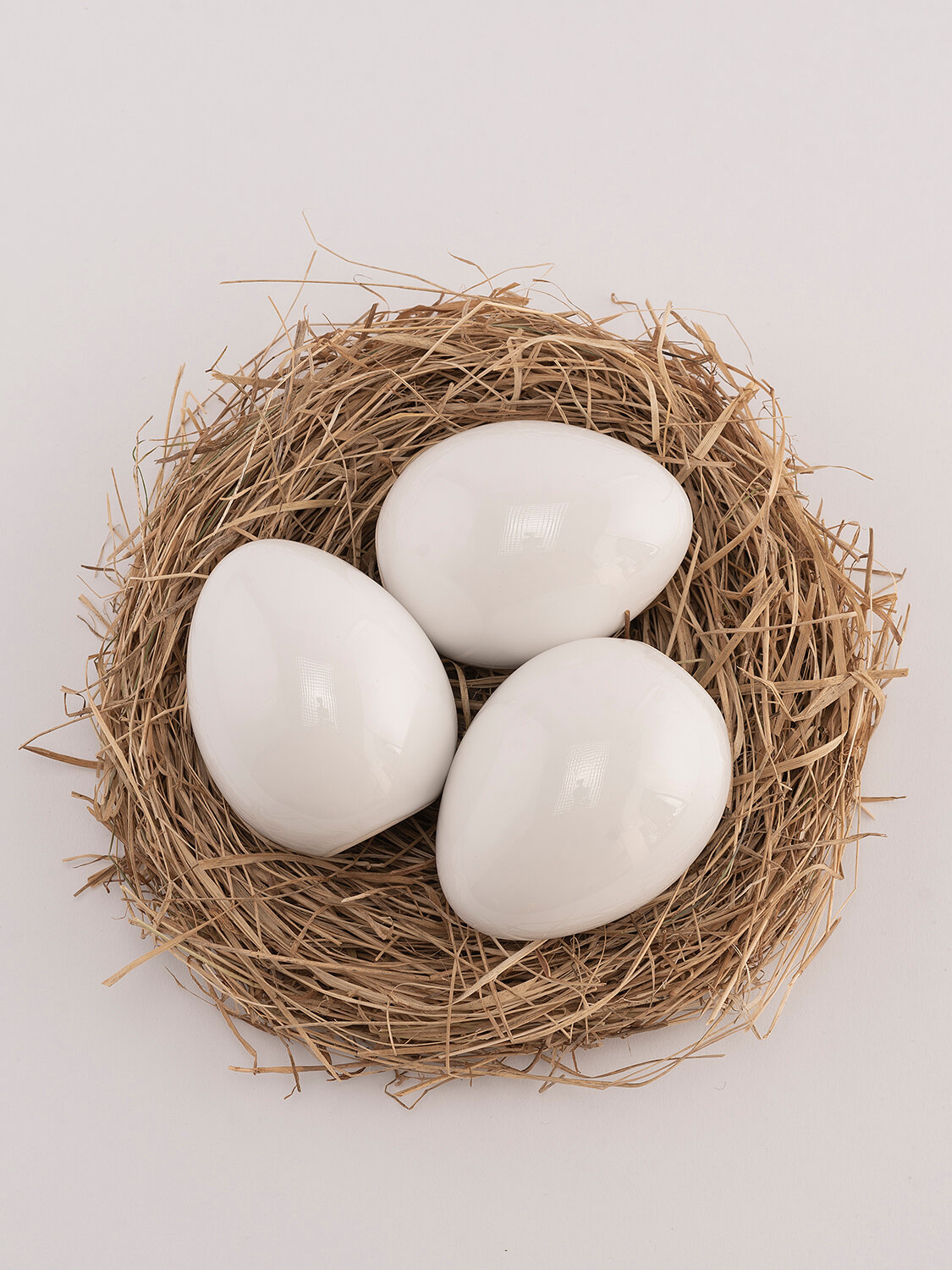 Статуэтка HIll & Mill "Egg Small", керамика, белый , высота 7 см — фото 1