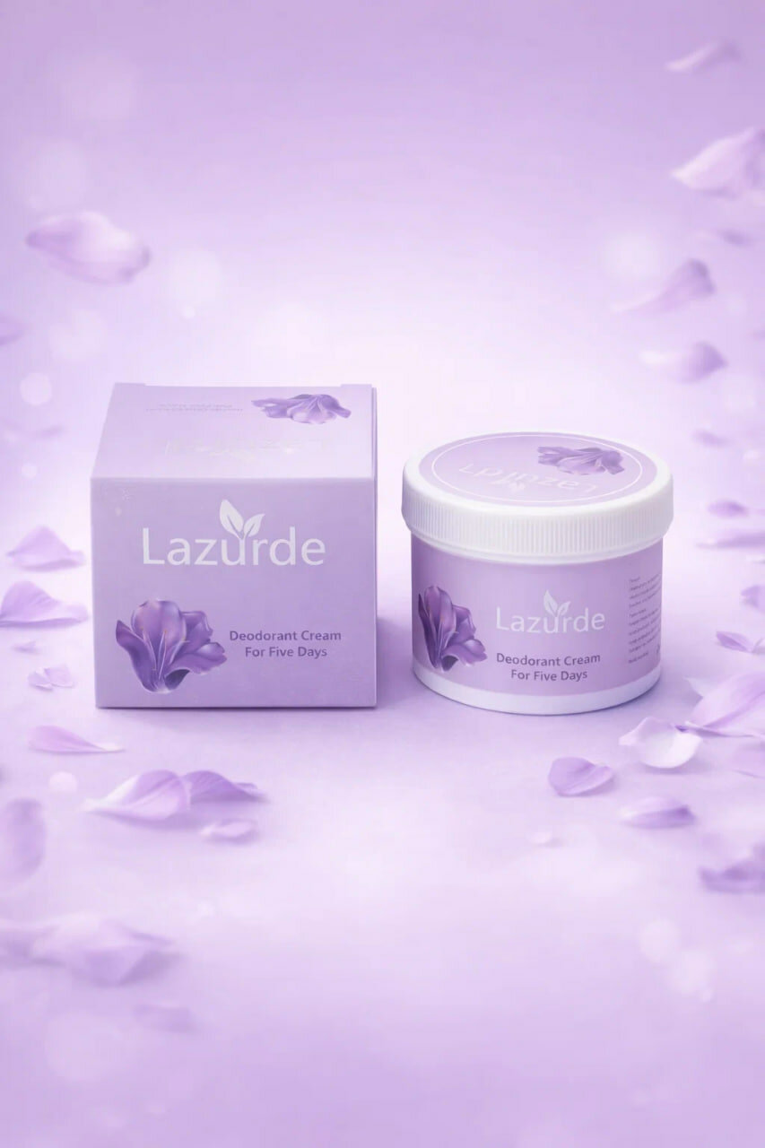 Дезодорант-антиперспирант Lazurde для женщин, крем против неприятного запаха тела, 50 г