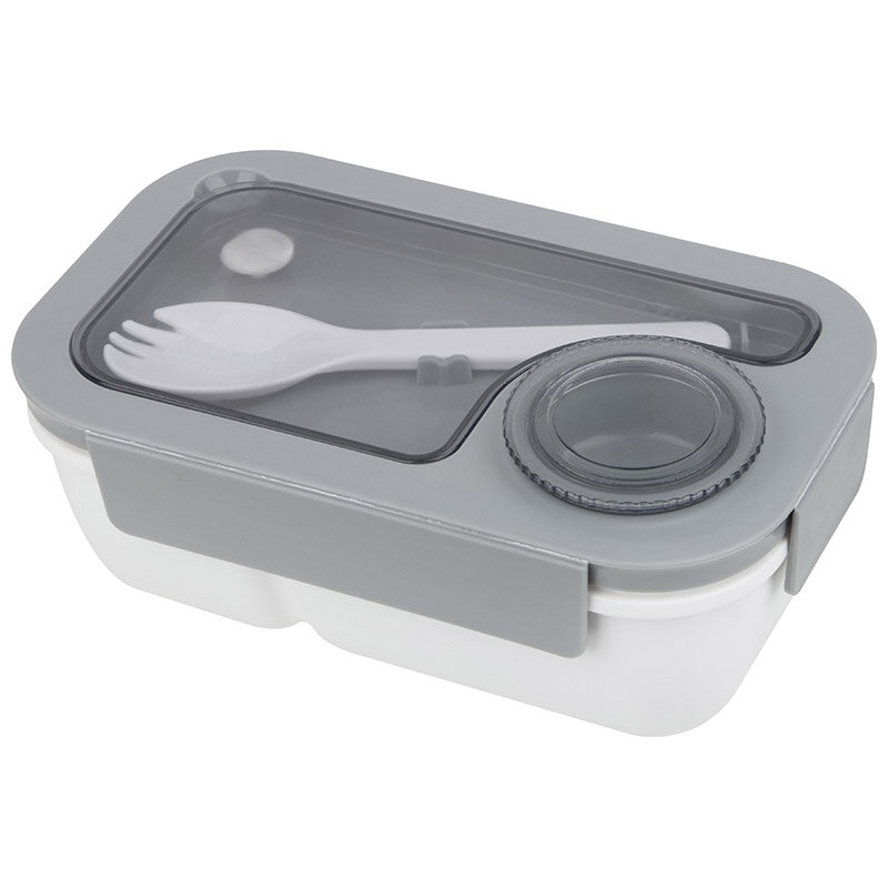Ланч-бокс MIGLIORE, 2 отделения, 850мл (ложка, вилка в комплекте)