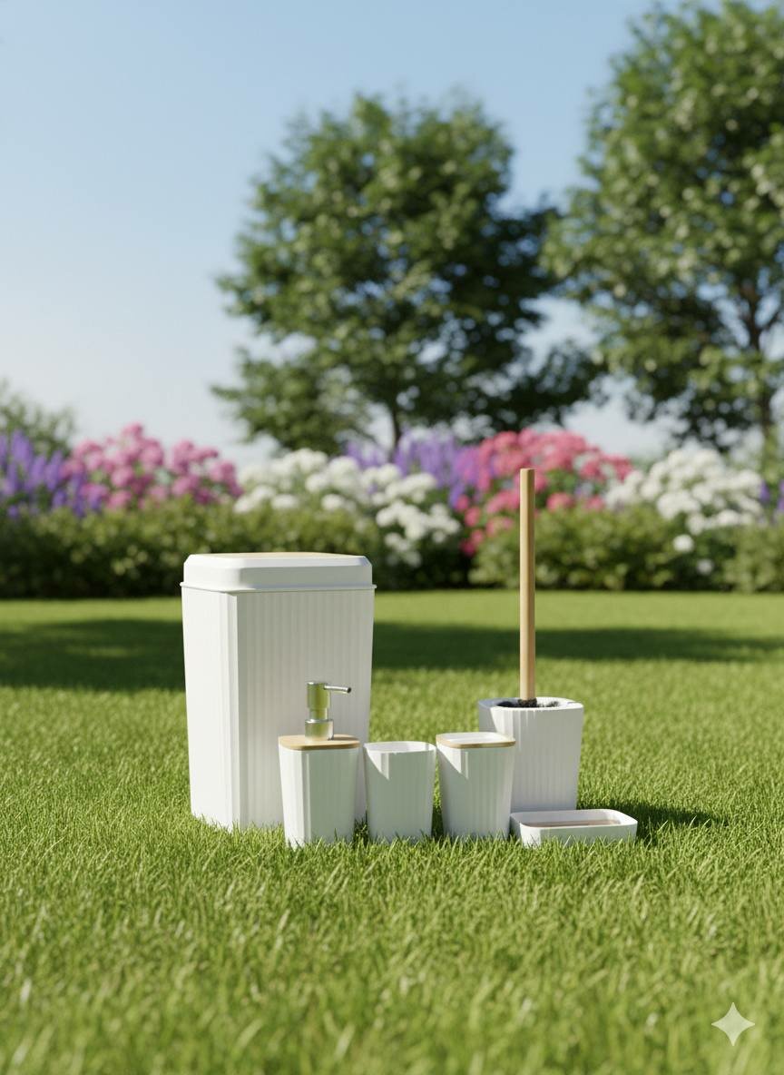 Набор аксессуаров для ванной комнаты Современный набор для ванны — фото 1