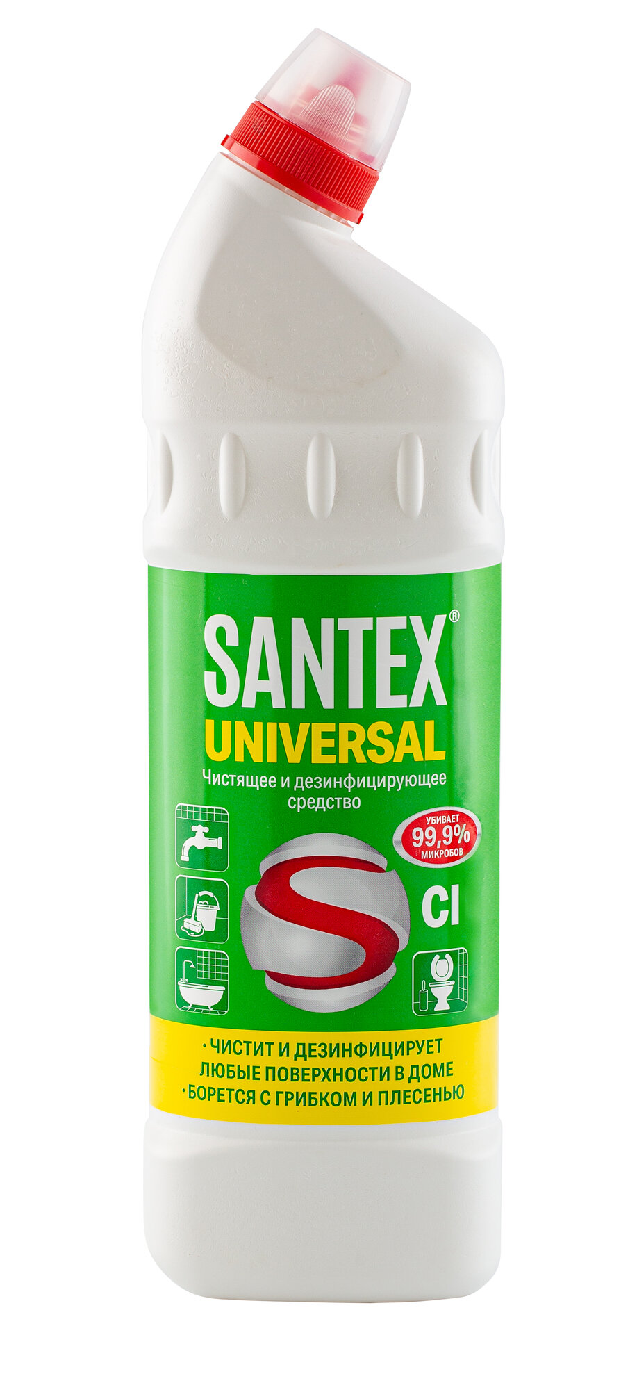Отбеливатель "SANTEX UNIVERSAL" - Гель с хлором ДомБытХим, 1000 г