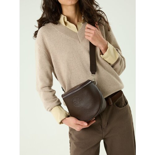 Сумка кросс-боди Franchesco Mariscotti фактура зернистая красный 14040₽