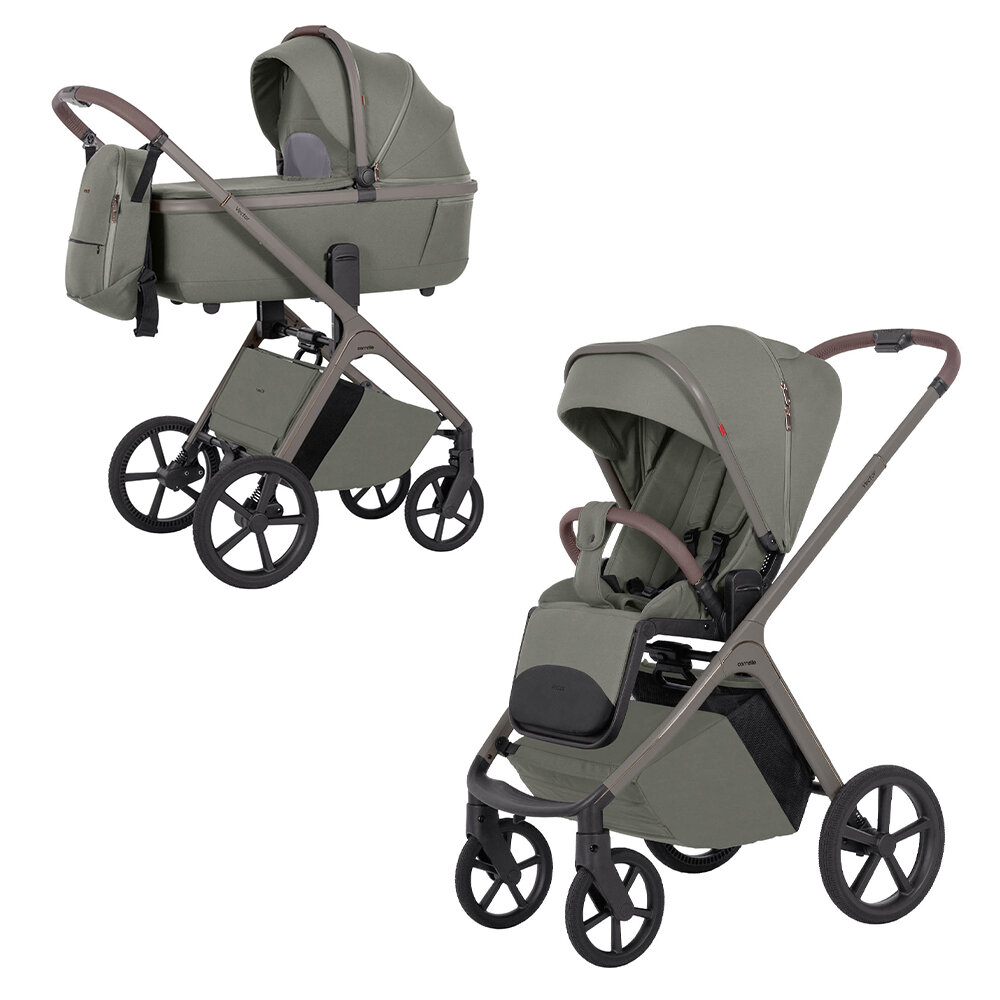 Детская коляска 2в1 Carrello Vector, цвет Artichoke Green (Серо-зеленый), артикул производителя CRL-6550
