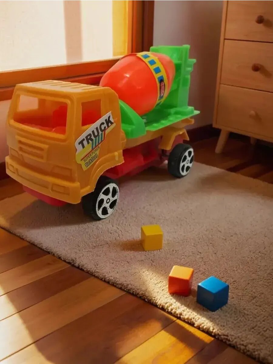 Детская инерционная строительная техника для малышей