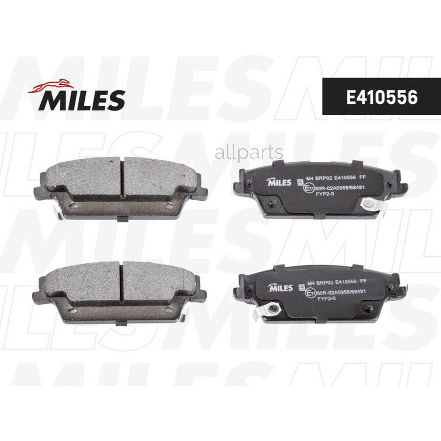 MILES E410556 Колодки тормозные CADILLAC SRX 04-08 задние
