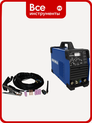 Изображение товара Инверторная, Brima, установка Brima TIG-203P AC/DC Digital 220В НП000001034, контроля параметров сварки используется