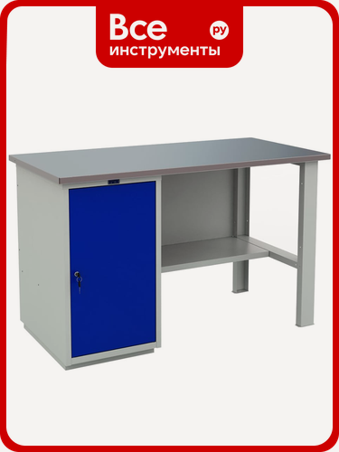 Изображение товара Верстак практик WT140. WD1/F1.000 S30399601246, Материал столешницы - мдф (24 мм), металл