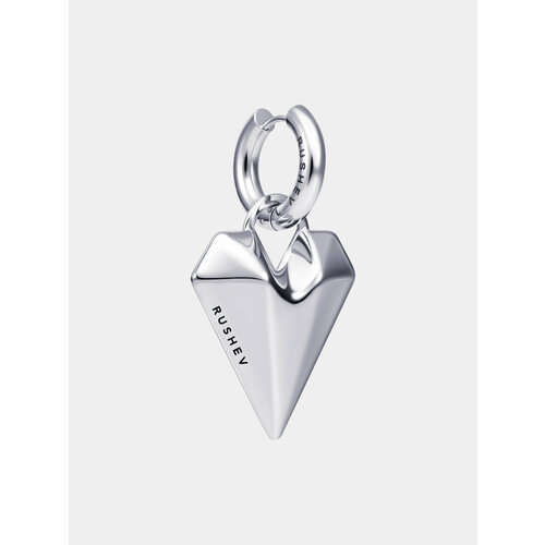 фото Моносерьга rushev, размер 50 мм, silver