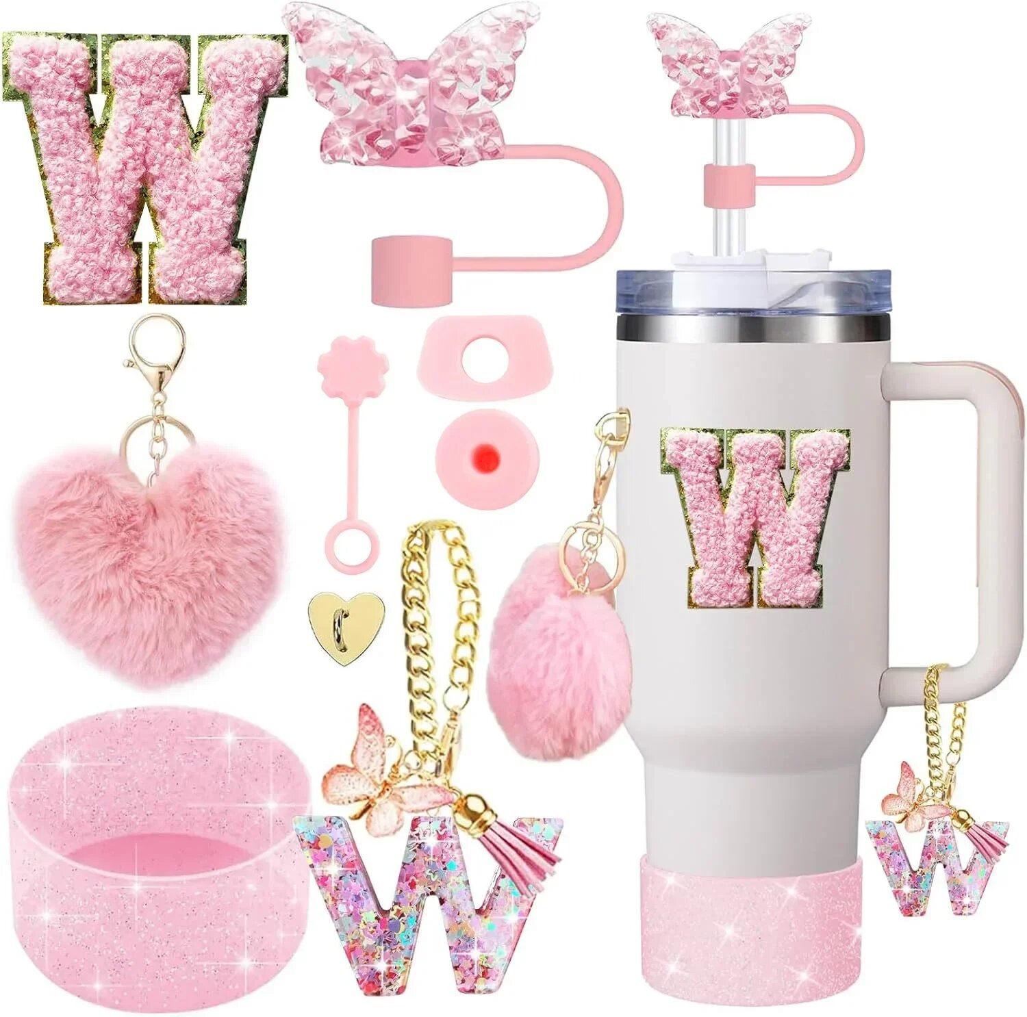 Набор аксессуаров Stanley W-heart pink 9шт