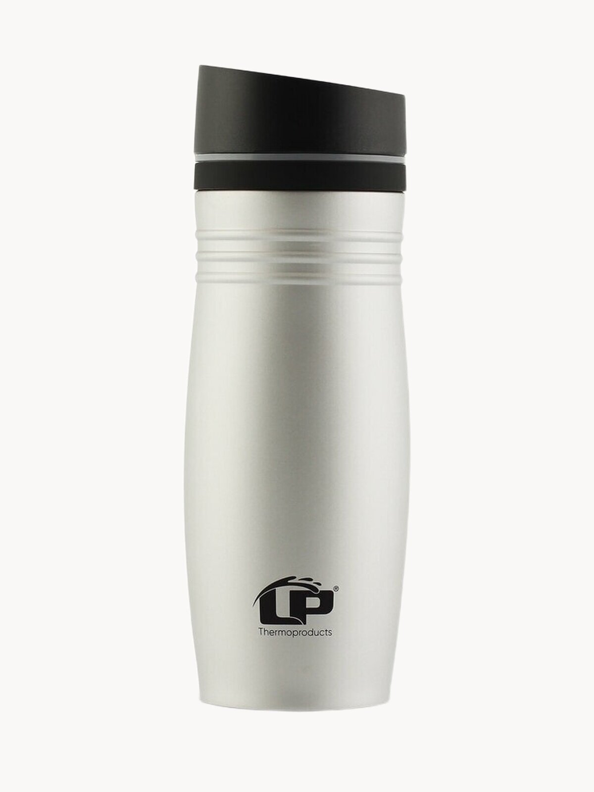 Термокружка LP, ударопрочный корпус, нержавеющая сталь, серебристая, 350мл