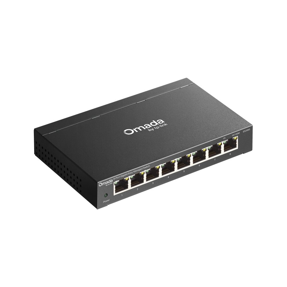 Omada ES208G 8 port Gigabit Switch управляемый Gigabit-коммутатор (Easy Managed)