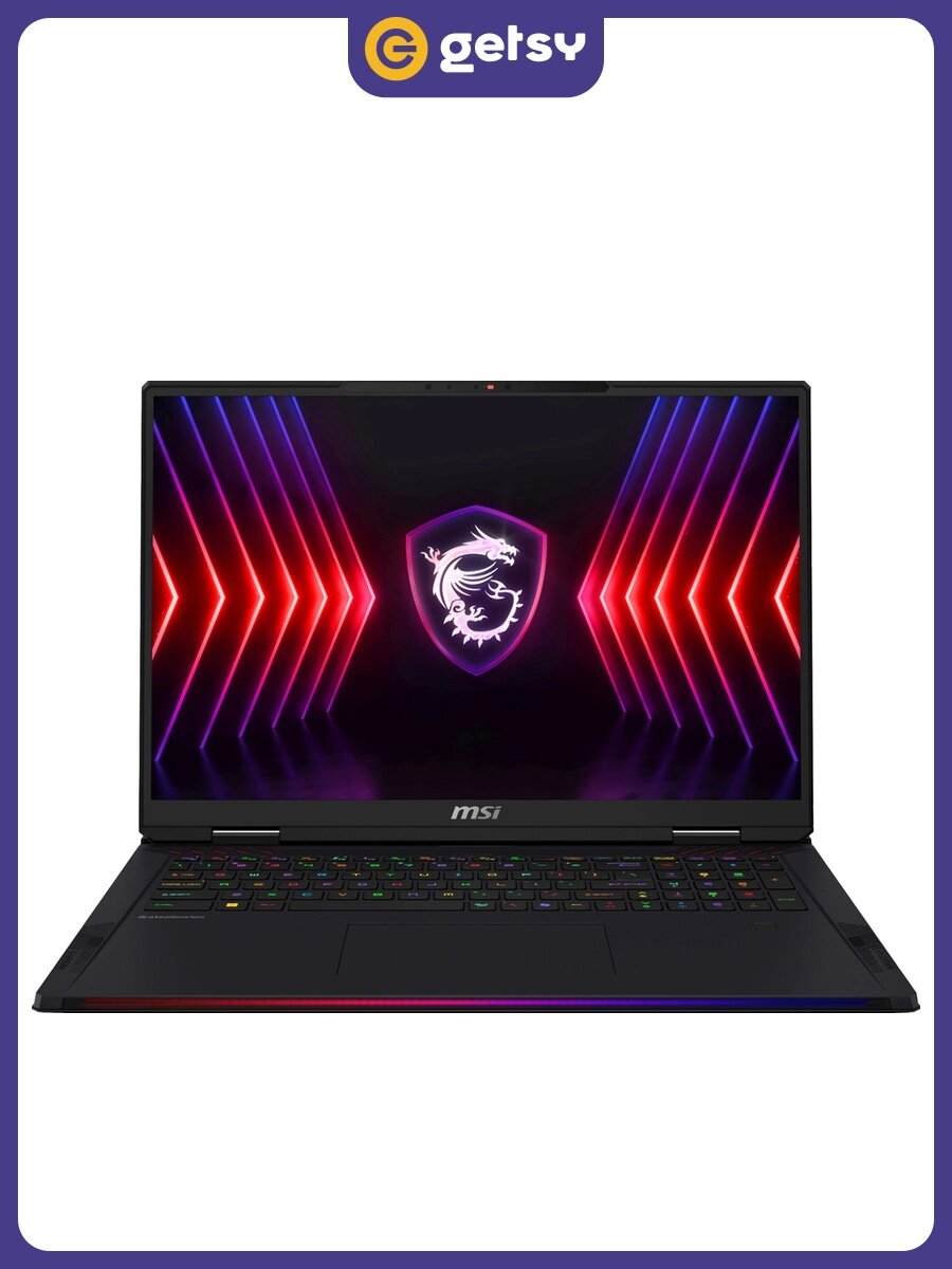 18" Игровой ноутбук MSI Raider A18 HX A9WJG-216RU, Mini LED 3840x2400, AMD 9955HX3D, 64ГБ, SSD 2ТБ, RTX 5090, Win11Home