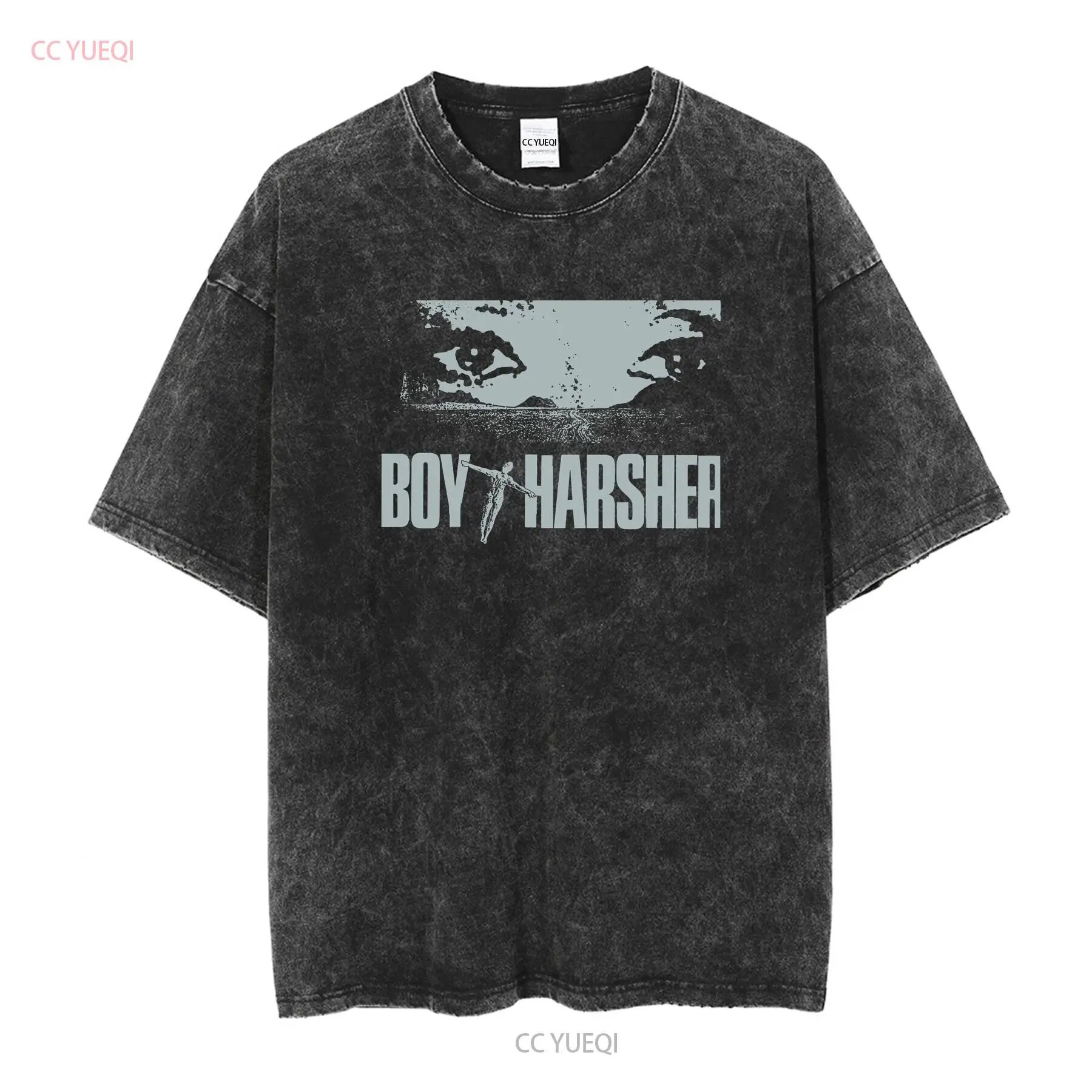 Футболка Boy Harsher And Friends CC YUEQI хлопок M, Черный, Washed Black