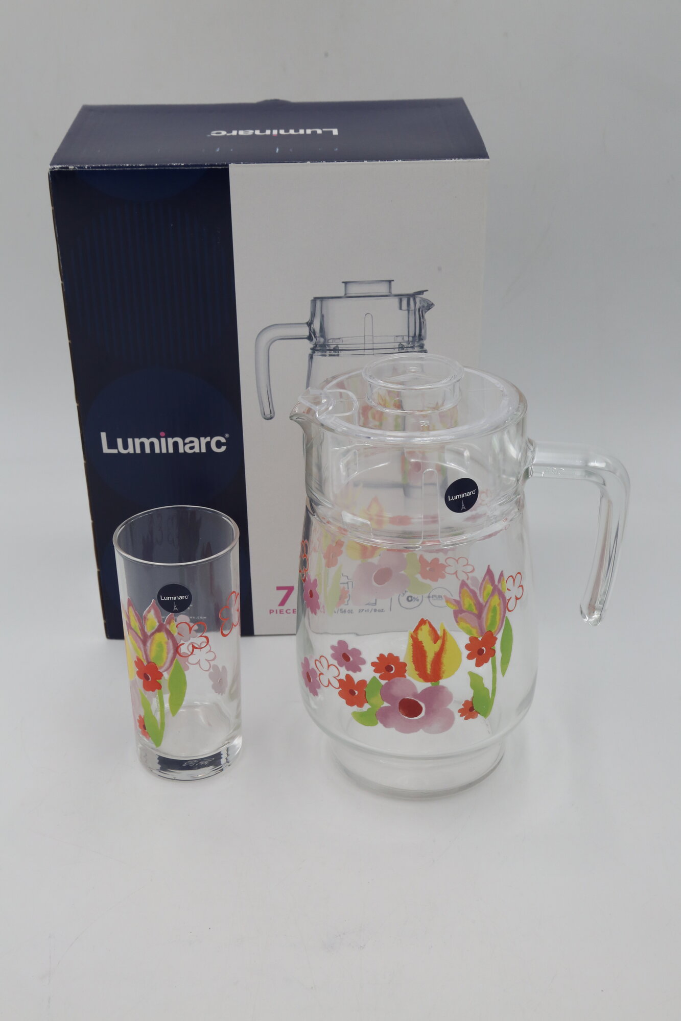 Набор для напитков LUMINARC "FLORALTE AMST+TIVOLI" V6669 7пр 1х3