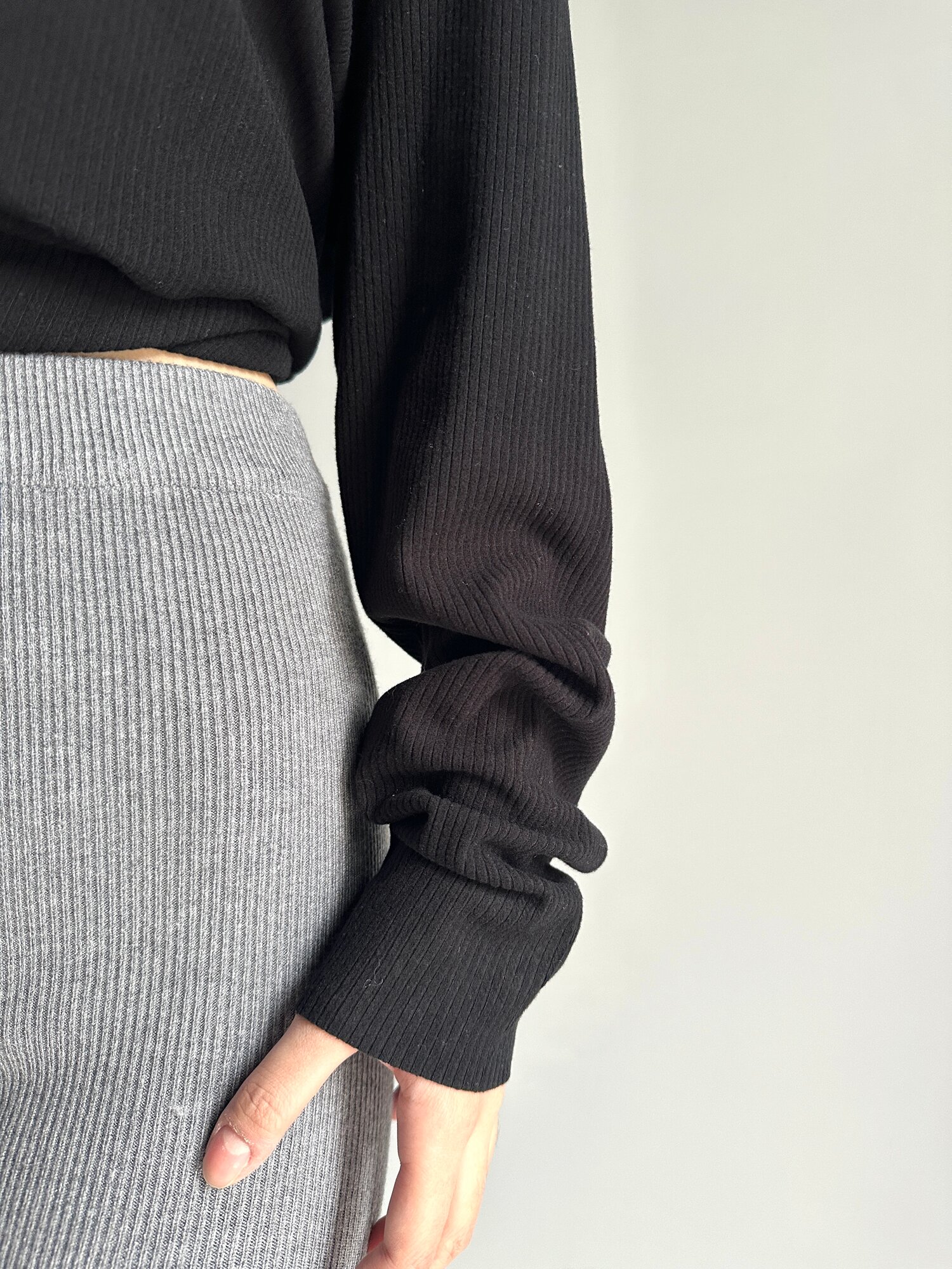 Легинсы-колготки INK серый, черный, бежевый, коричневый, размер one size, серый — фото 1