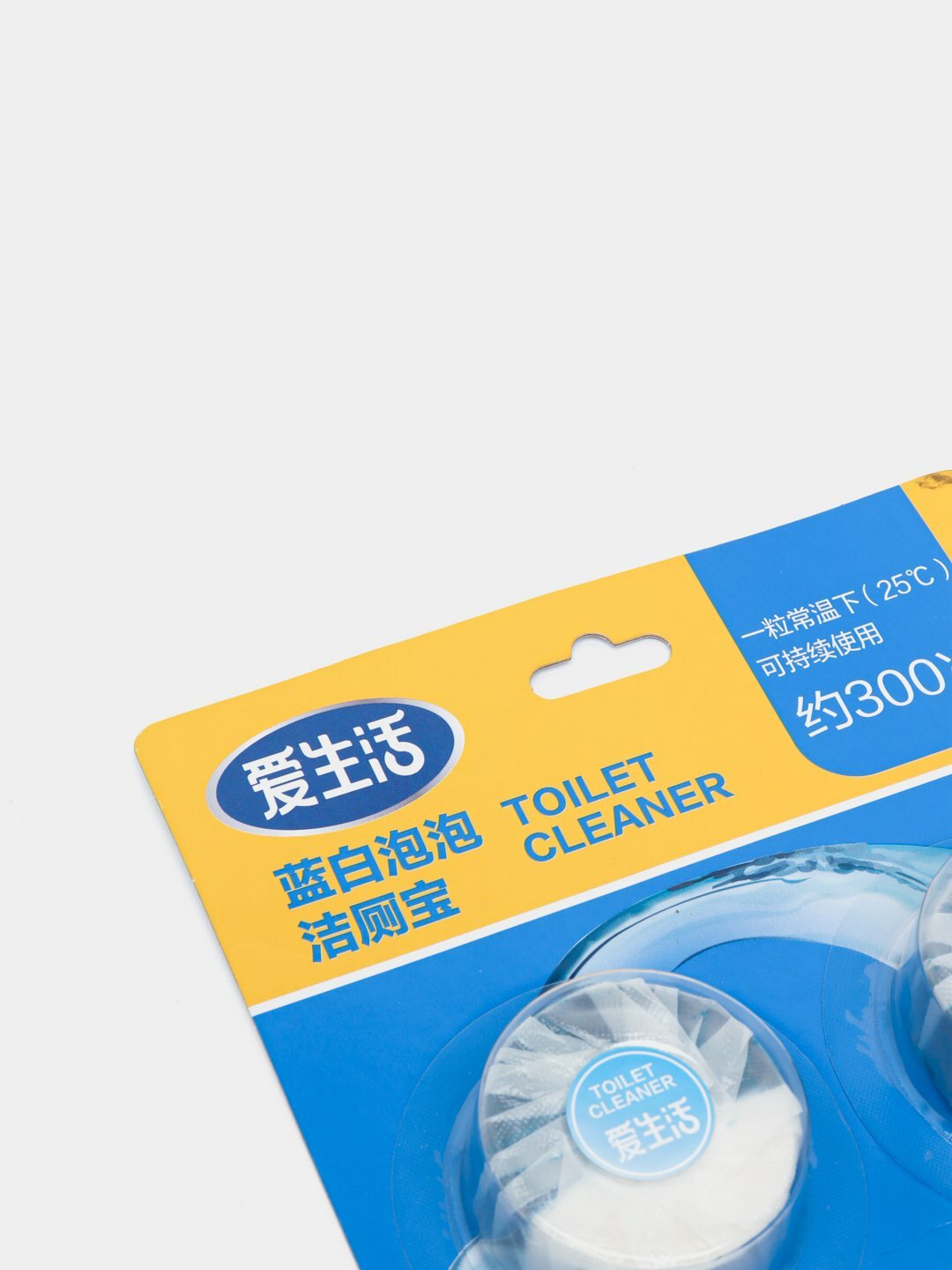 Таблетки для унитаза Greenleaf, сине-белые, пенящиеся, для борьбы с бактериями и запахами — фото 1