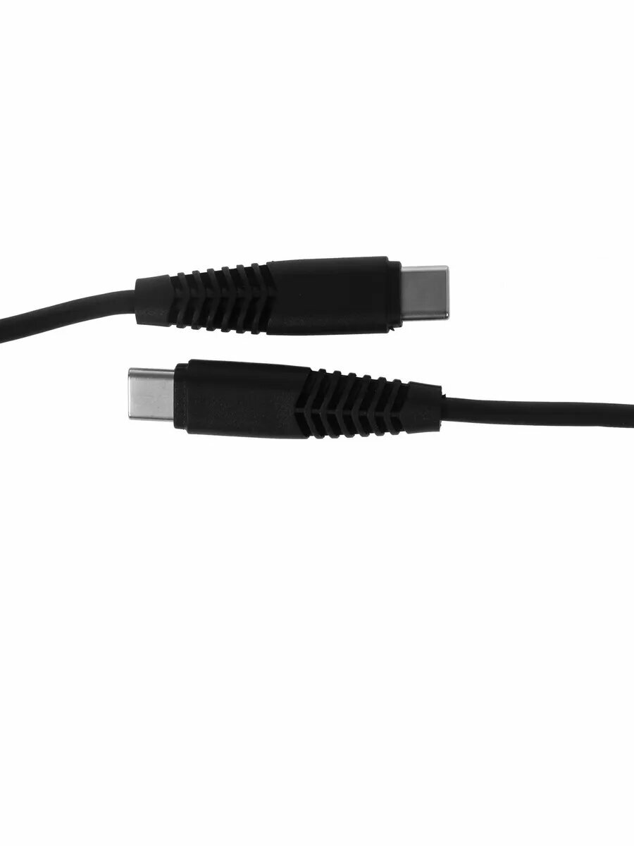 Кабель DLC5531 USB Type-C (m)-USB Type-C (m) 1.2м черный — фото 1