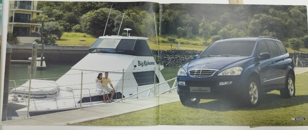 Брошюра SsangYong Kyron — фото 1