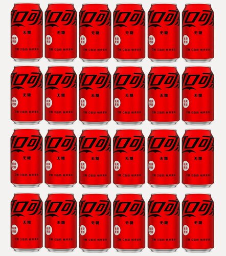 Изображение товара Газированный напиток Coca-Cola ZERO, 0.33 л. Х 24 шт. (Китай), ж/б
