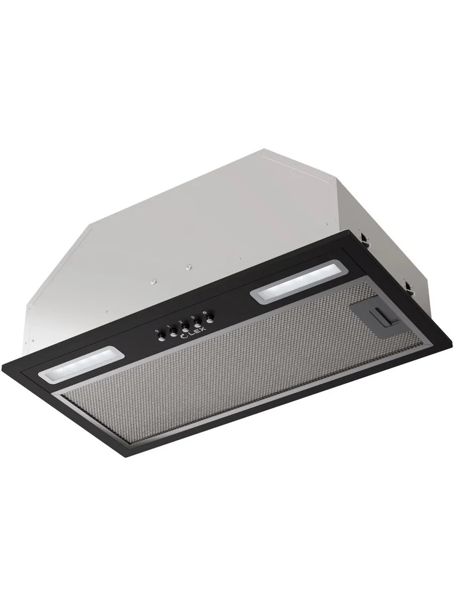 Вытяжка встраиваемая Hyper 600 Inverter BL черный