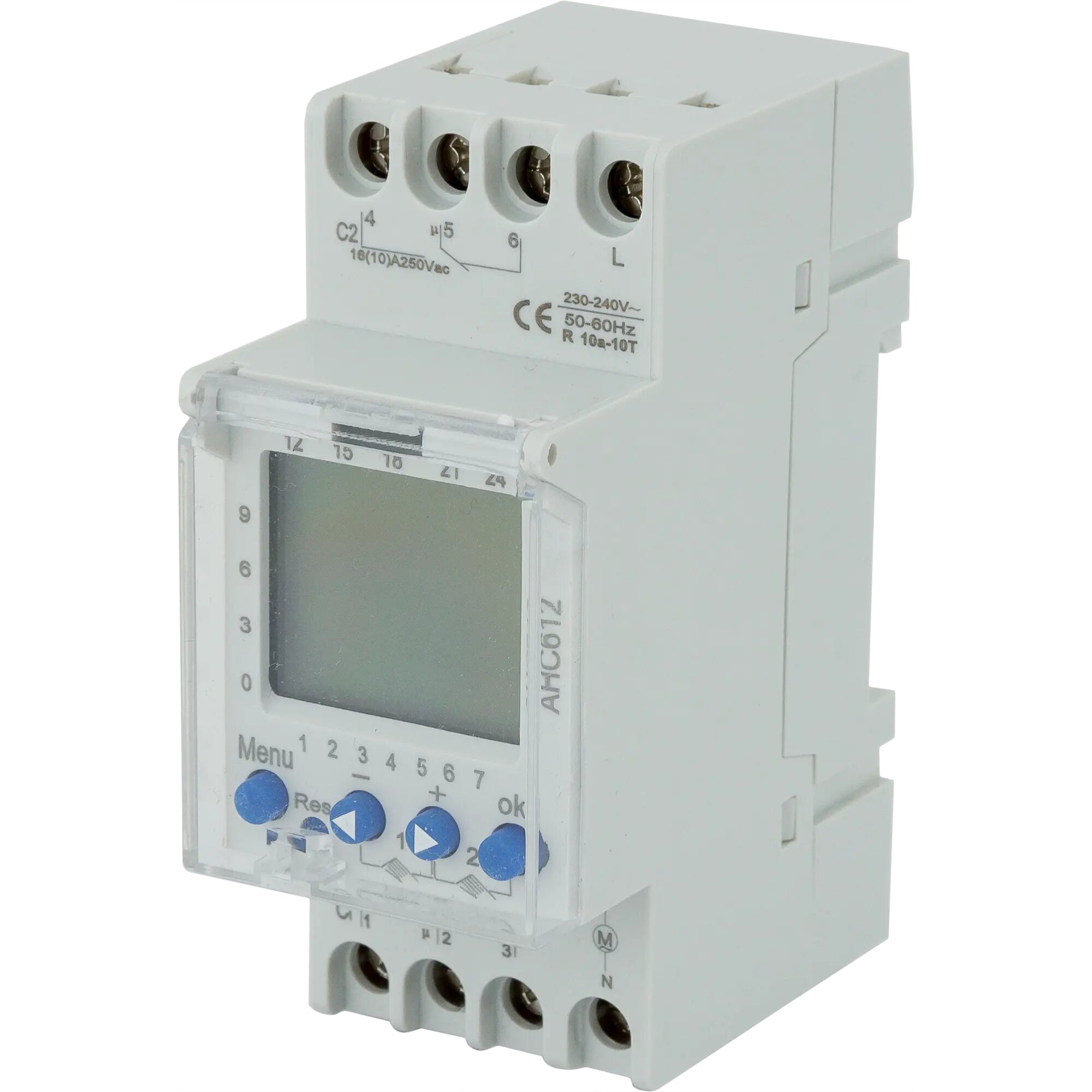 Таймер электронный Duwi на DIN-рейку 2 канала