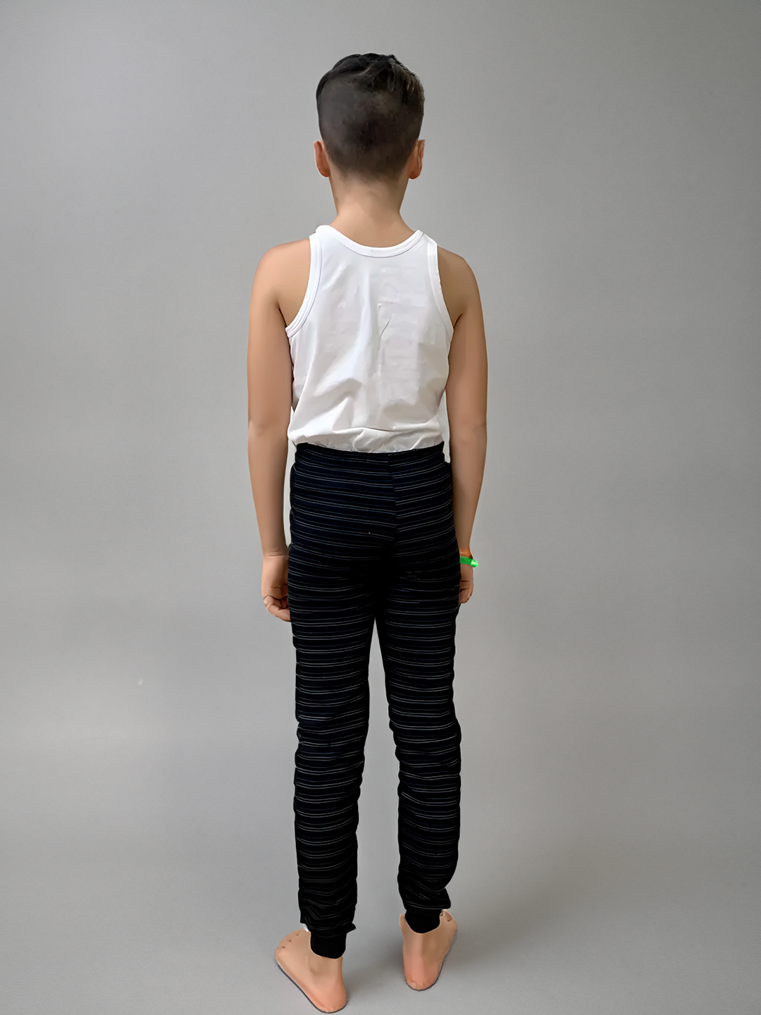 Кальсоны , размер 128-134, черный/белый — фото 1