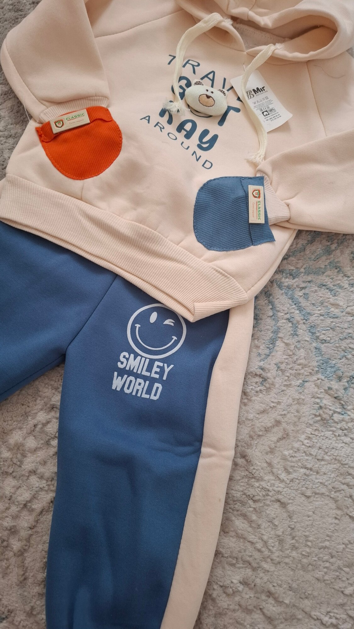 Комплект одежды  98-110, размер 3-5 лет, голубой — фото 1