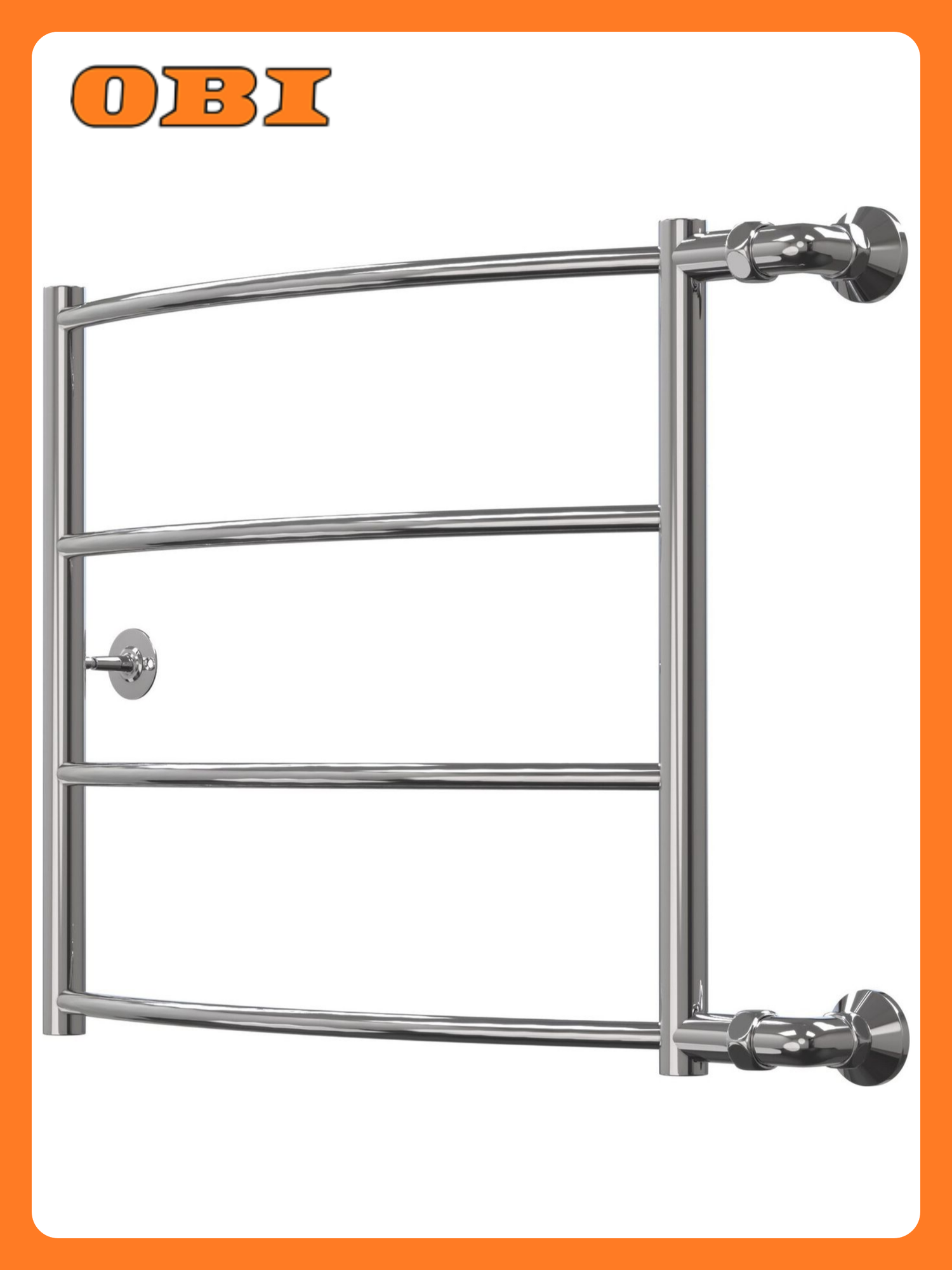 Полотенцесушитель водяной Арго Классик нержавеющая сталь 600х600 мм