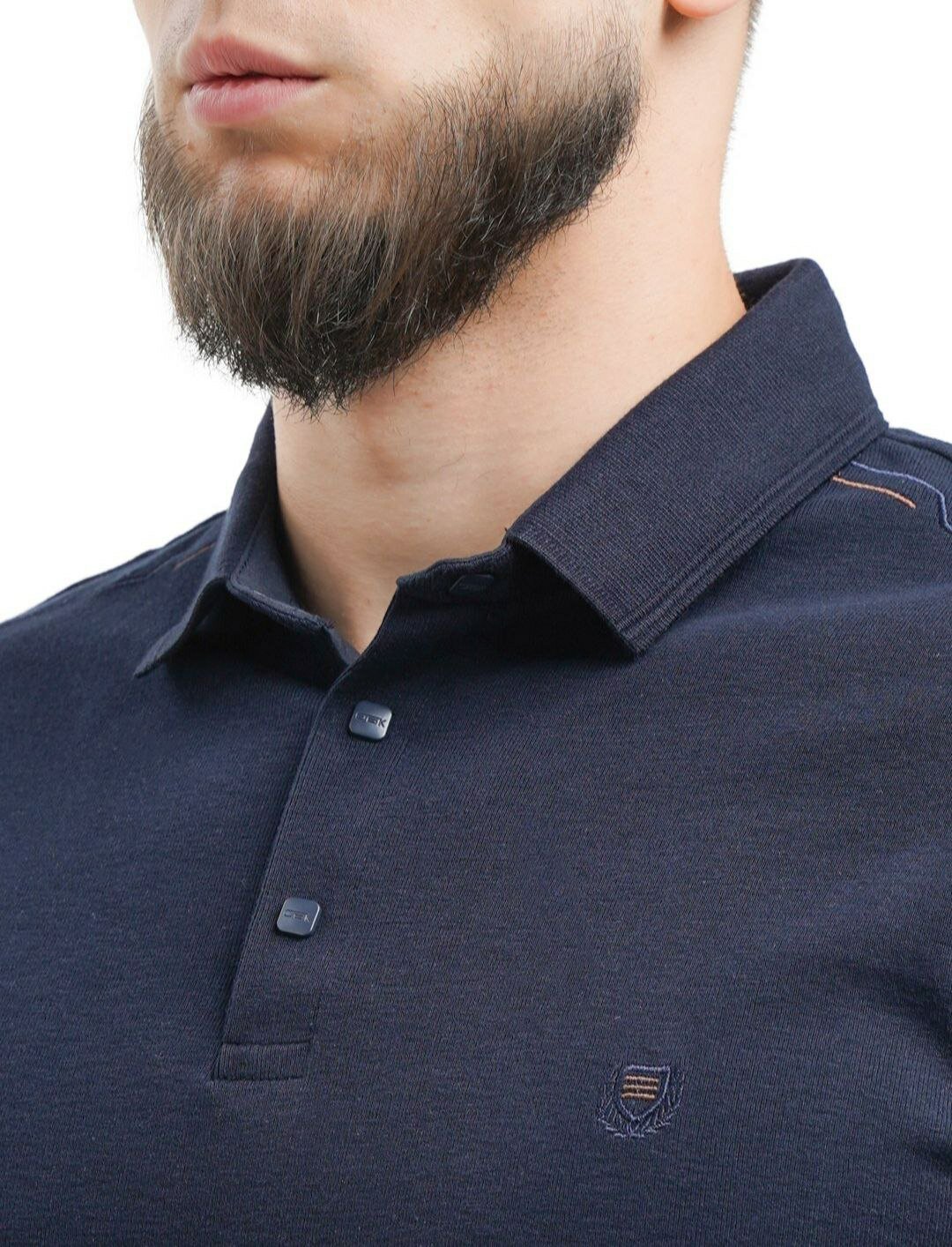 Поло, 1 шт., размер 54, синий 2 — фото 1