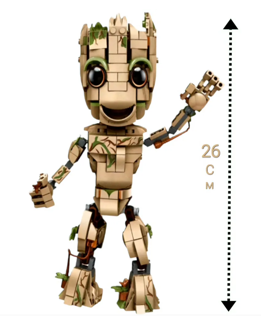 Конструктор Супергерои Грут 475 деталей — фото 1