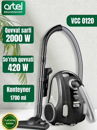 Пылесос Artel Art-VCС0120, черный