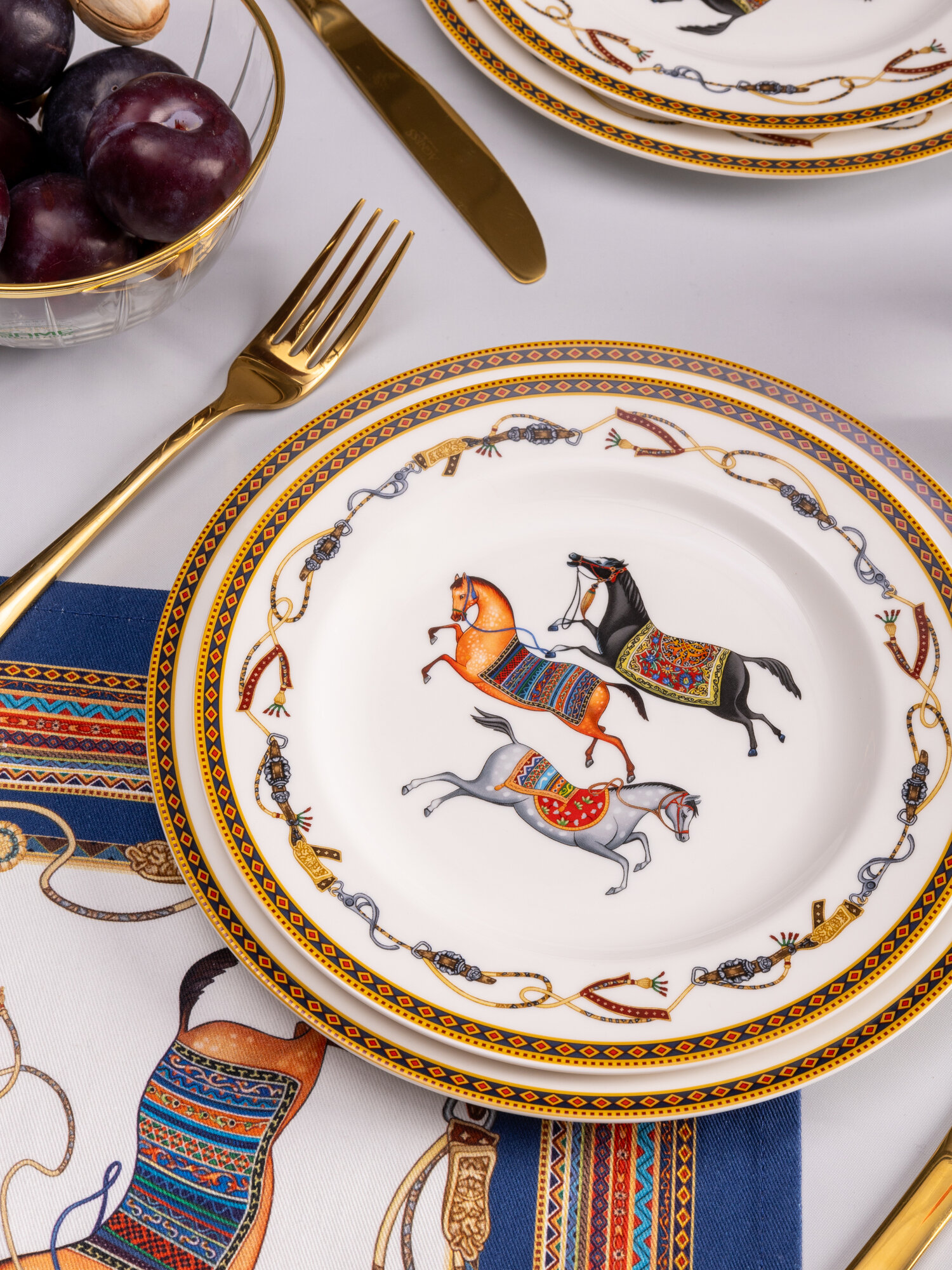 Набор тарелок закусочных Lefard "Passage", 20 см, 2 шт, фарфоровые — фото 1