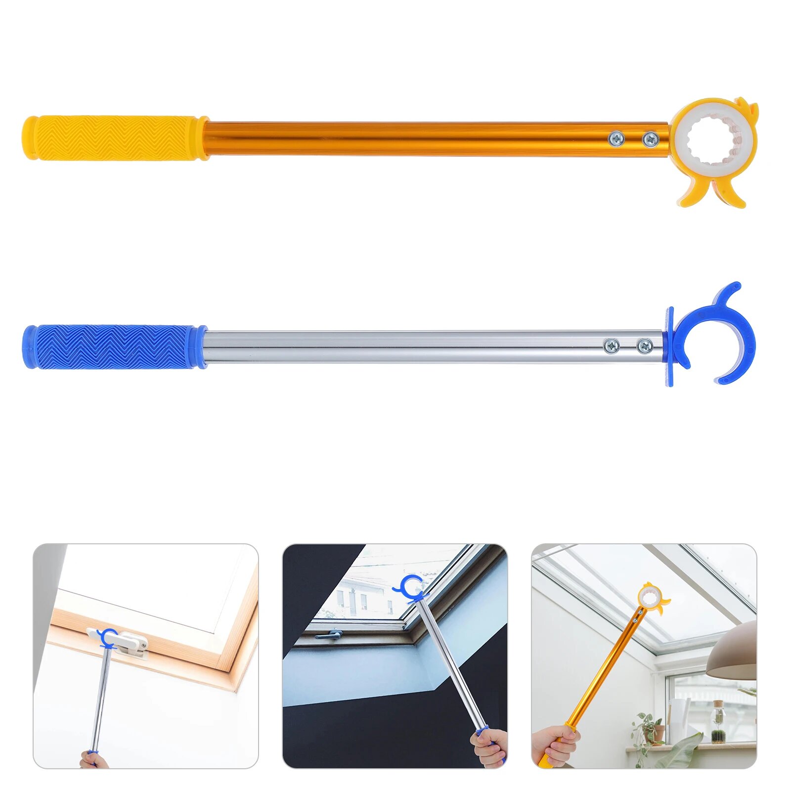 2 шт вспомогательный стержень для окна открытые аксессуары ручка для слепых открывающаяся крыша для высокого окна открыватель мансардного окна металлический крючок