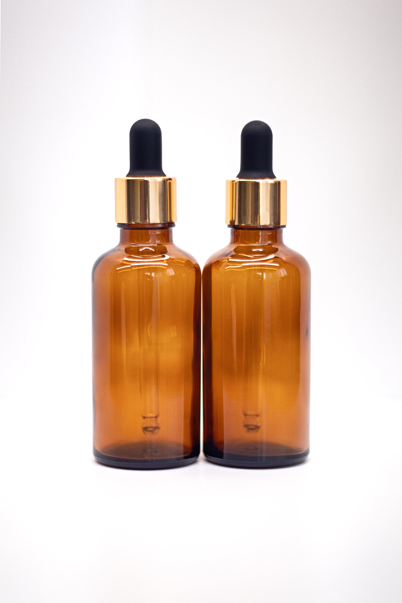 Стеклянные флаконы с пипеткой 50мл 10шт — фото 1