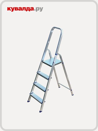 Изображение товара Стремянка алюминиевая алюмет АМ 704 4 ступени
