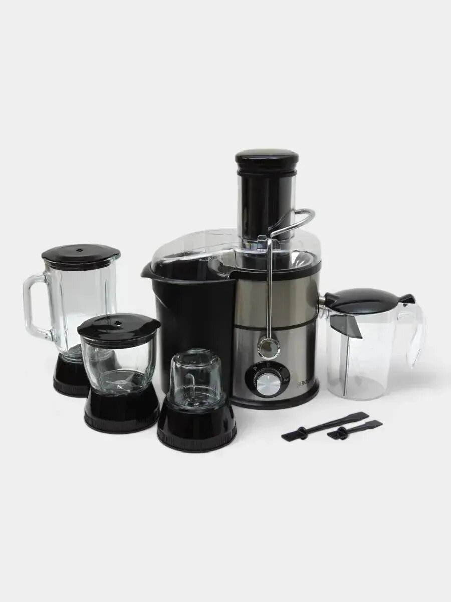 Кухонный комбайн Bosch, 4 в 1, соковыжималка/блендер/измельчитель/кофемолка