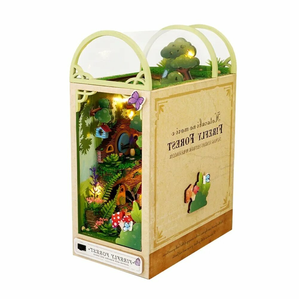Набор для творчества "Book Nook", 3D, дерево, LED-лампы, 15,9 x 9,2 x 22,5 см